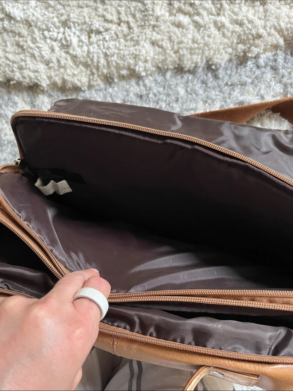 Kenneth Cole Reaction leather thick